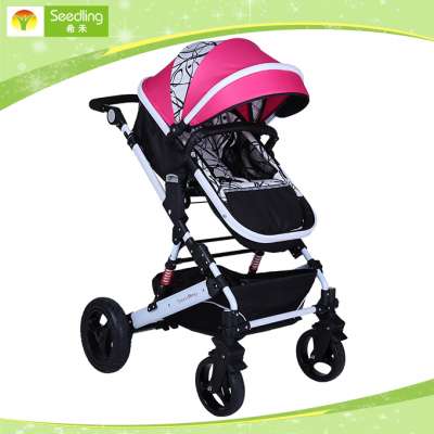 Deluxe Baby Stroller Height multiple adjustable handle 2017 new model baby pram